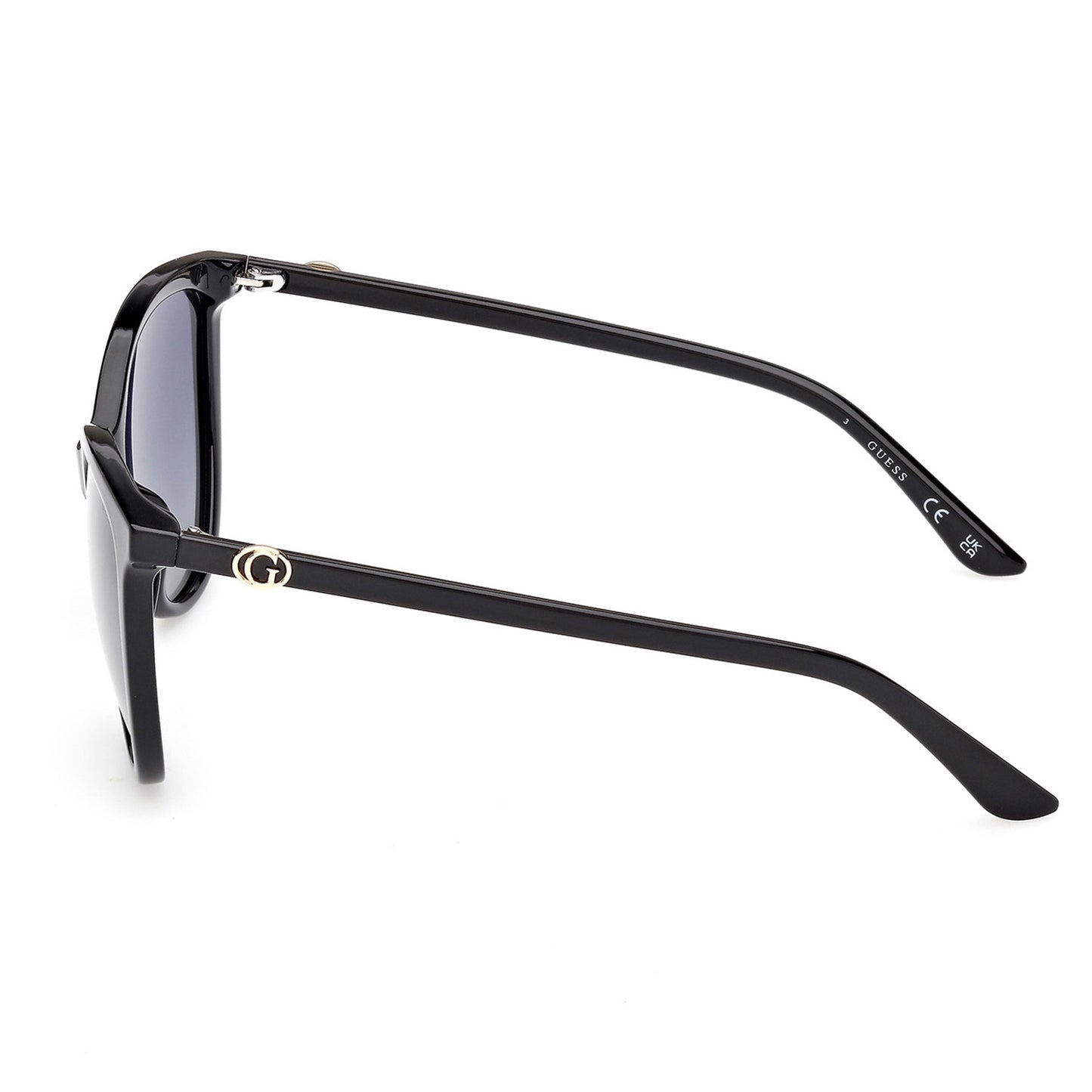 Guess 00256 Polarised Shiny Black Blue Gradient GU00256/S 01D (58)