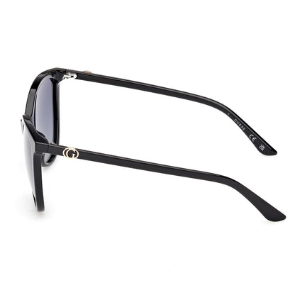 Guess 00256 Polarised Shiny Black Blue Gradient GU00256/S 01D (58)