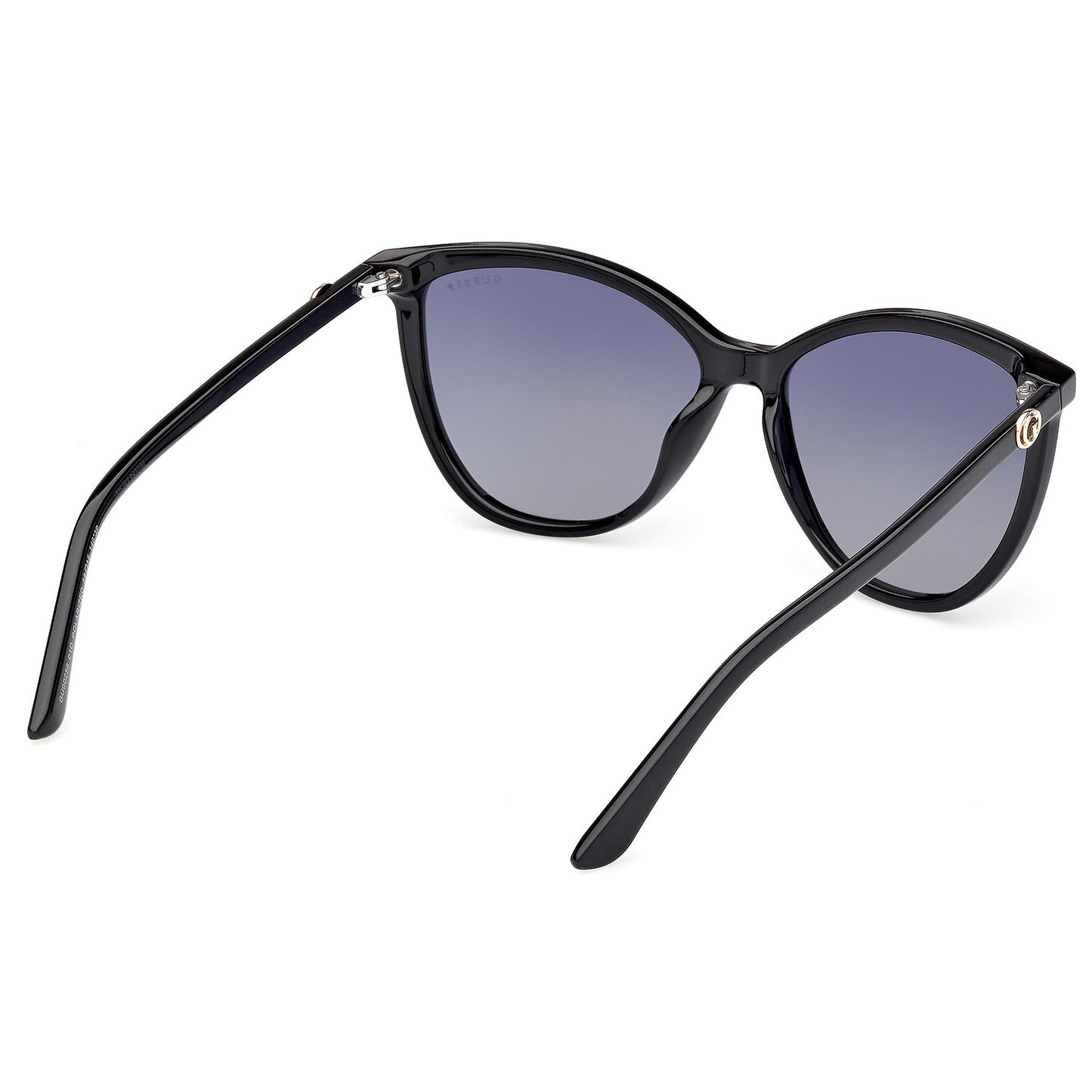 Guess 00256 Polarised Shiny Black Blue Gradient GU00256/S 01D (58)