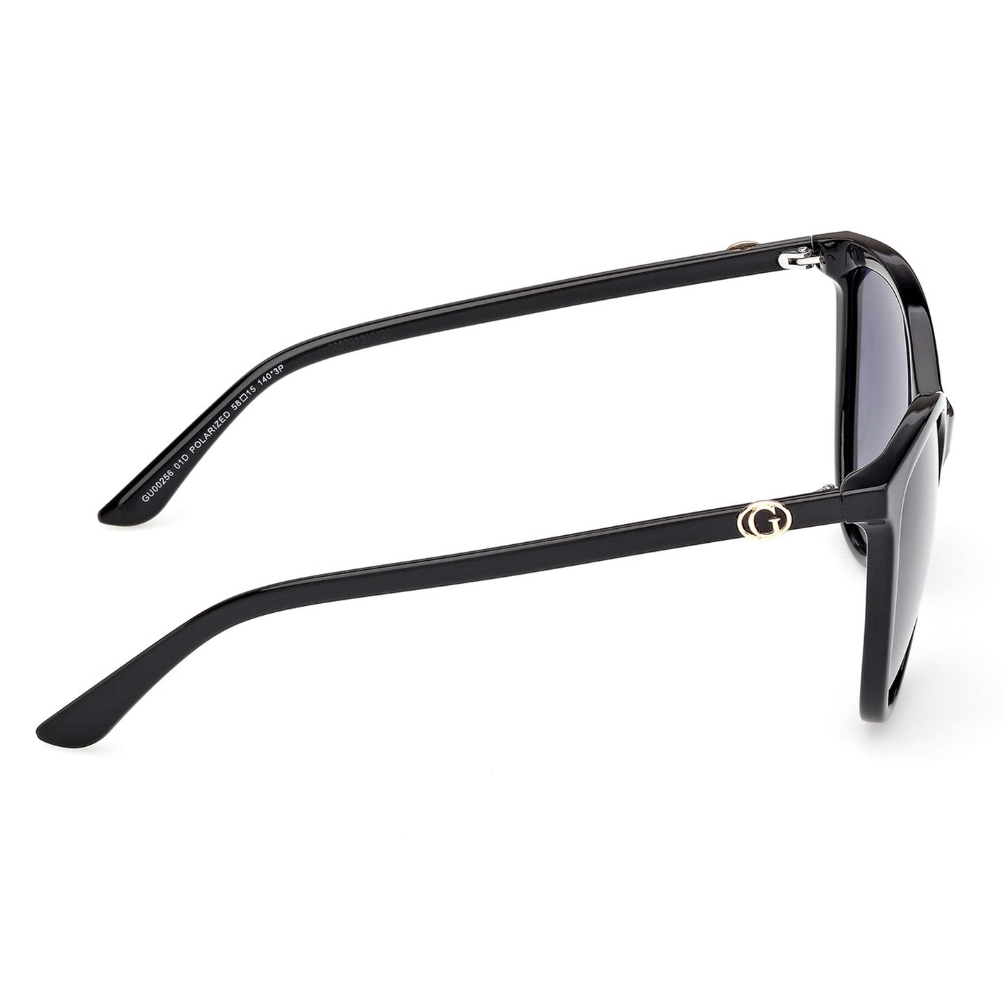 Guess 00256 Polarised Shiny Black Blue Gradient GU00256/S 01D (58)
