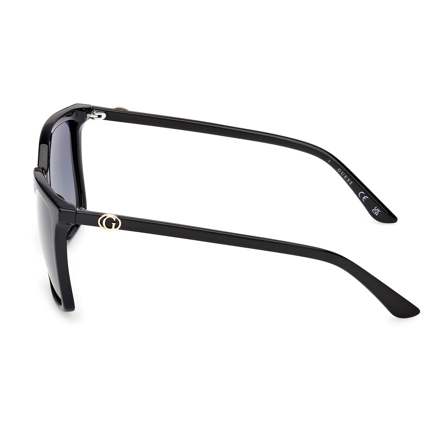 Guess 00258 Polarised Shiny Black Blue Gradient GU00258/S 01D (56)