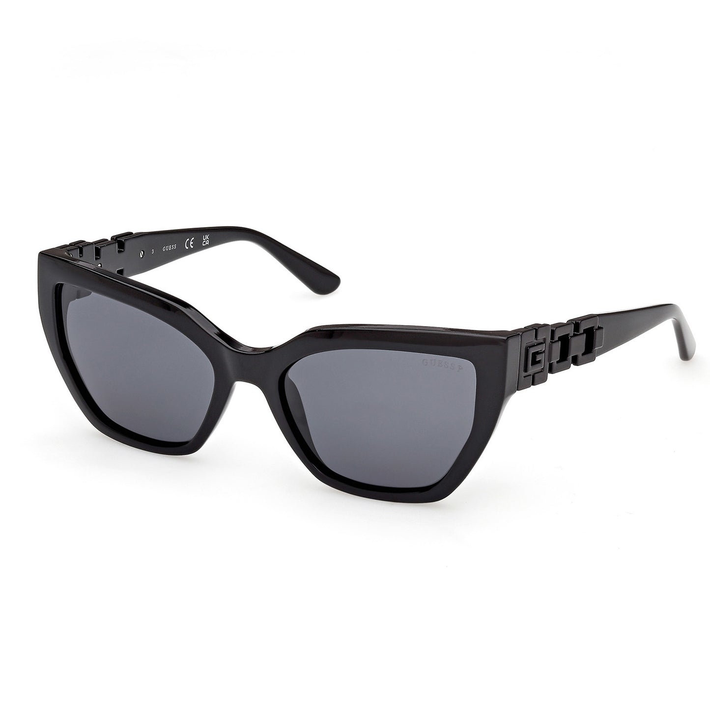 Guess 00264 Polarised Shiny Black Smoke GU00264/S 01D (55)