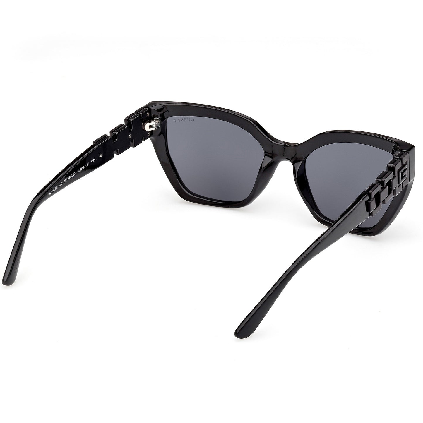 Guess 00264 Polarised Shiny Black Smoke GU00264/S 01D (55)