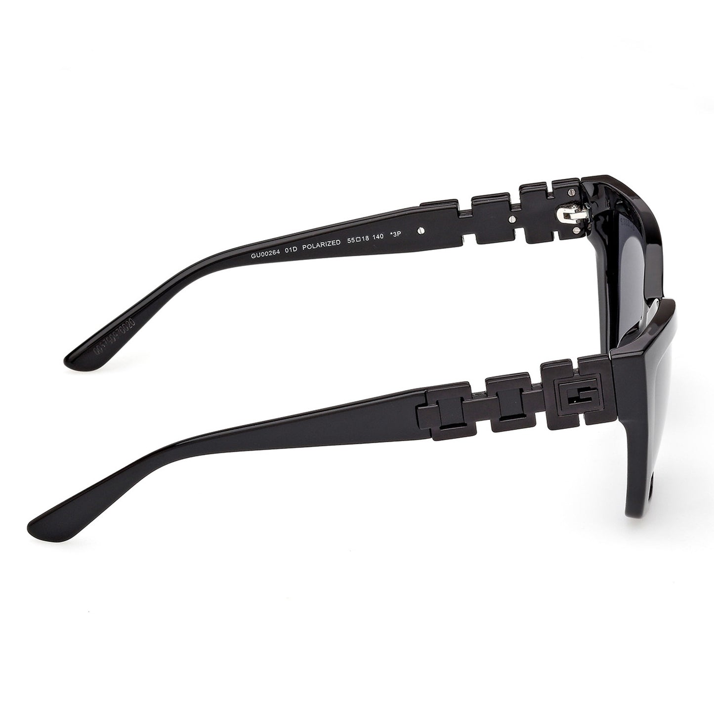 Guess 00264 Polarised Shiny Black Smoke GU00264/S 01D (55)