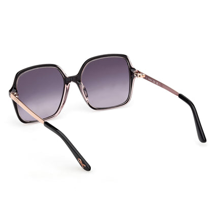Guess 00270 Shiny Black w Shiny Rose Gold Smoke Gradient GU00270/S 01B (57)