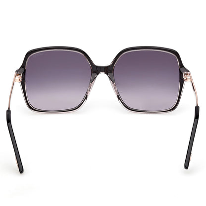 Guess 00270 Shiny Black w Shiny Rose Gold Smoke Gradient GU00270/S 01B (57)
