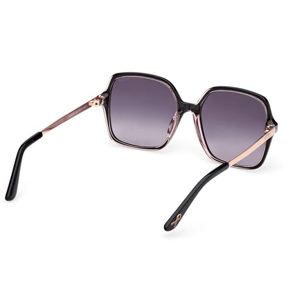 Guess 00270 Shiny Black w Shiny Rose Gold Smoke Gradient GU00270/S 01B (57)