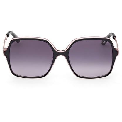 Guess 00270 Shiny Black w Shiny Rose Gold Smoke Gradient GU00270/S 01B (57)