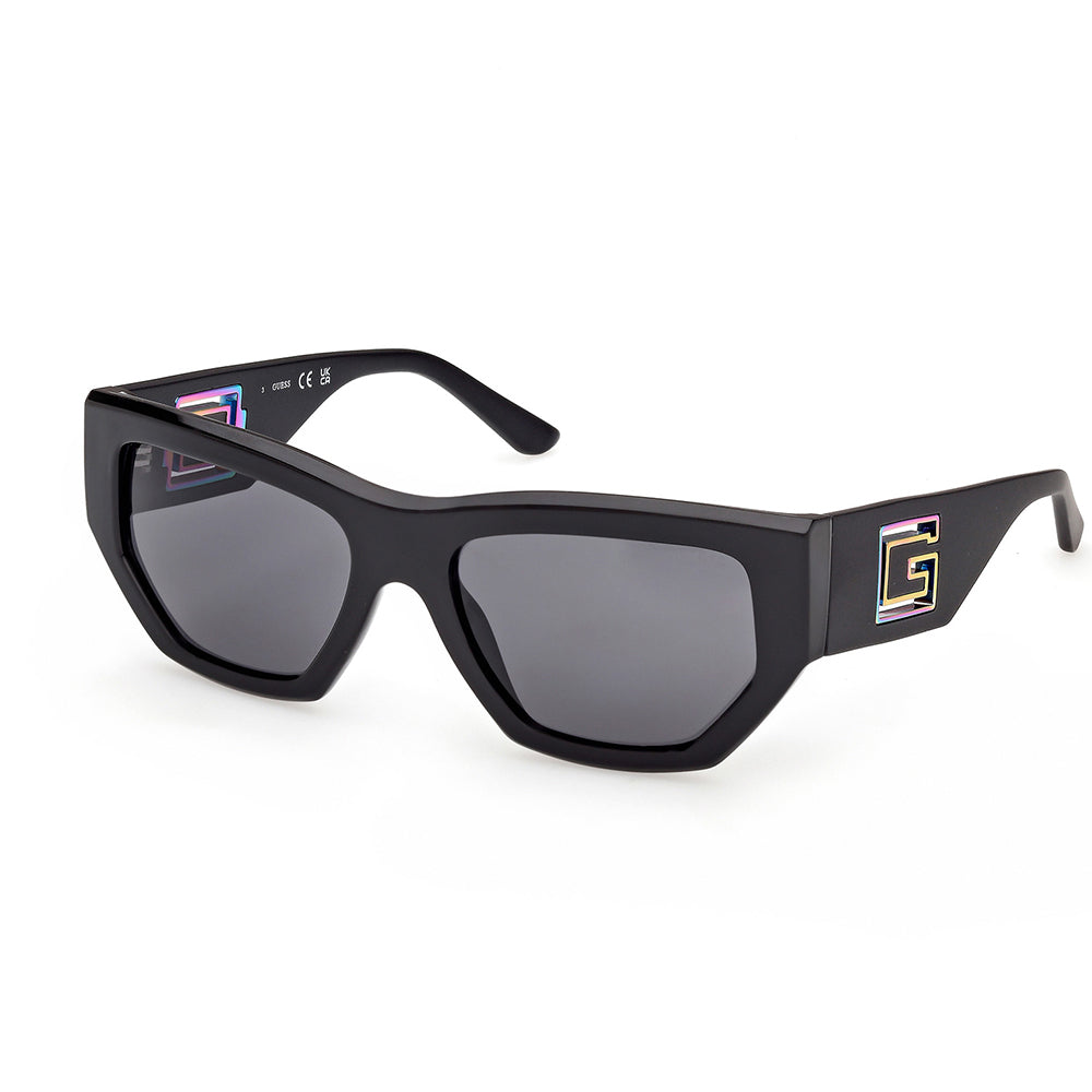 Guess 00291/S Shiny/Matte Black Smoke/Blue GU002915401A (54)