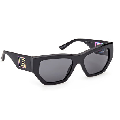 Guess 00291/S Shiny/Matte Black Smoke/Blue GU002915401A (54)