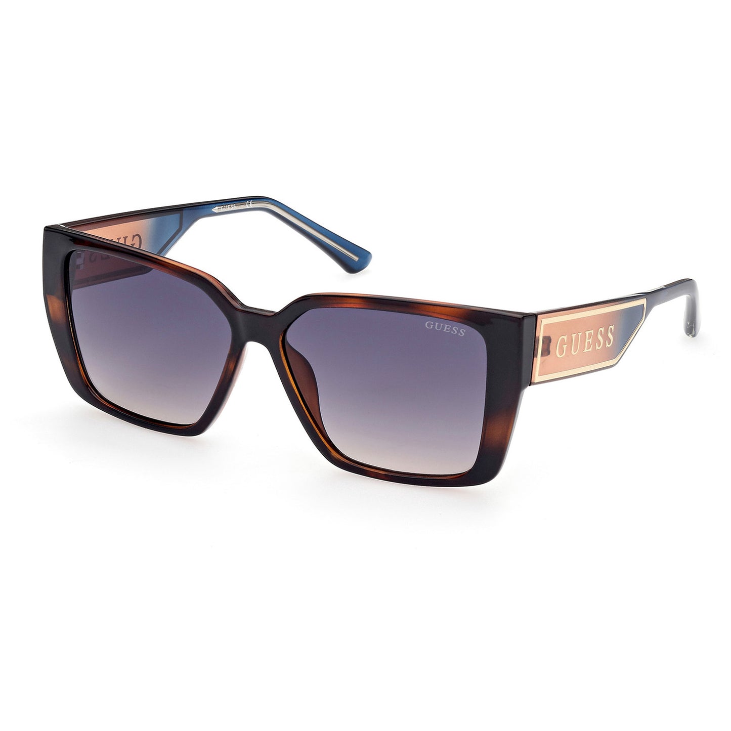 Guess 7818 Dark Havana Smoke Gradient GU7818/S 52B (56)
