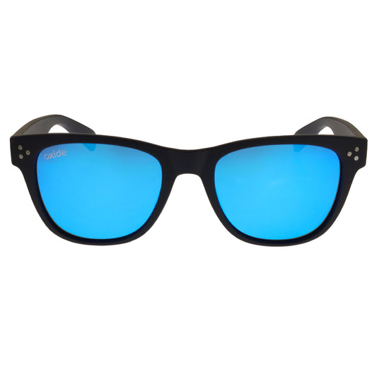 Oxide Horizon Polarised Matte Black Blue Mirror (52)