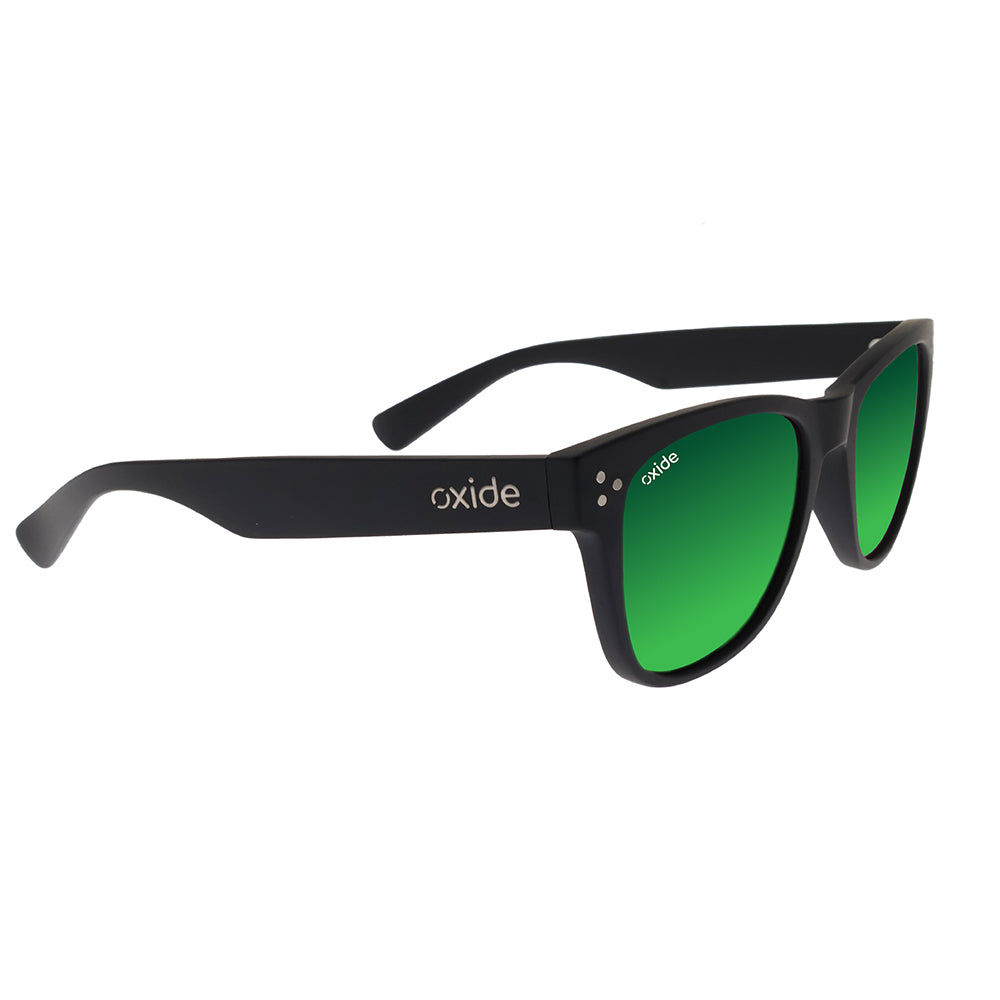 Oxide Horizon Polarised Matte Black Green Mirror (52)