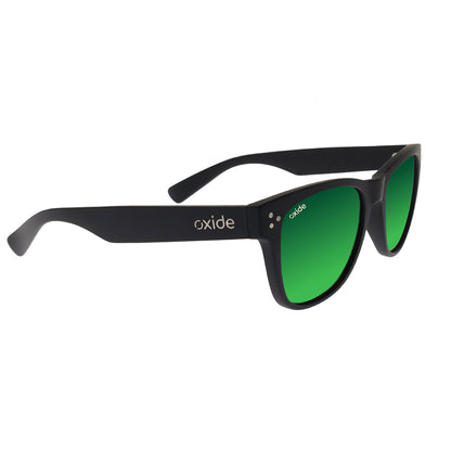 Oxide Horizon Polarised Matte Black Green Mirror (52)