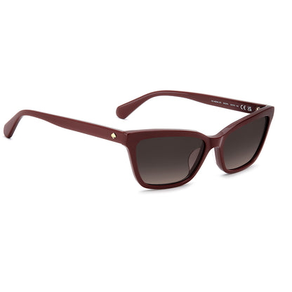 Kate Spade Aisha 2/S Burgundy/Gold Brown Gradient KS208434 6K3 HA (55)