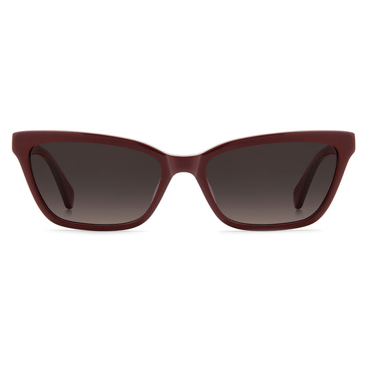 Kate Spade Aisha 2/S Burgundy/Gold Brown Gradient KS208434 6K3 HA (55)