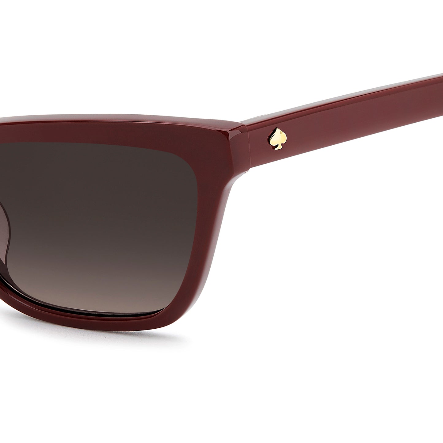 Kate Spade Aisha 2/S Burgundy/Gold Brown Gradient KS208434 6K3 HA (55)