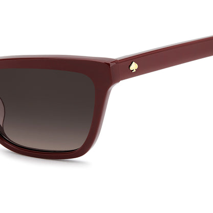 Kate Spade Aisha 2/S Burgundy/Gold Brown Gradient KS208434 6K3 HA (55)