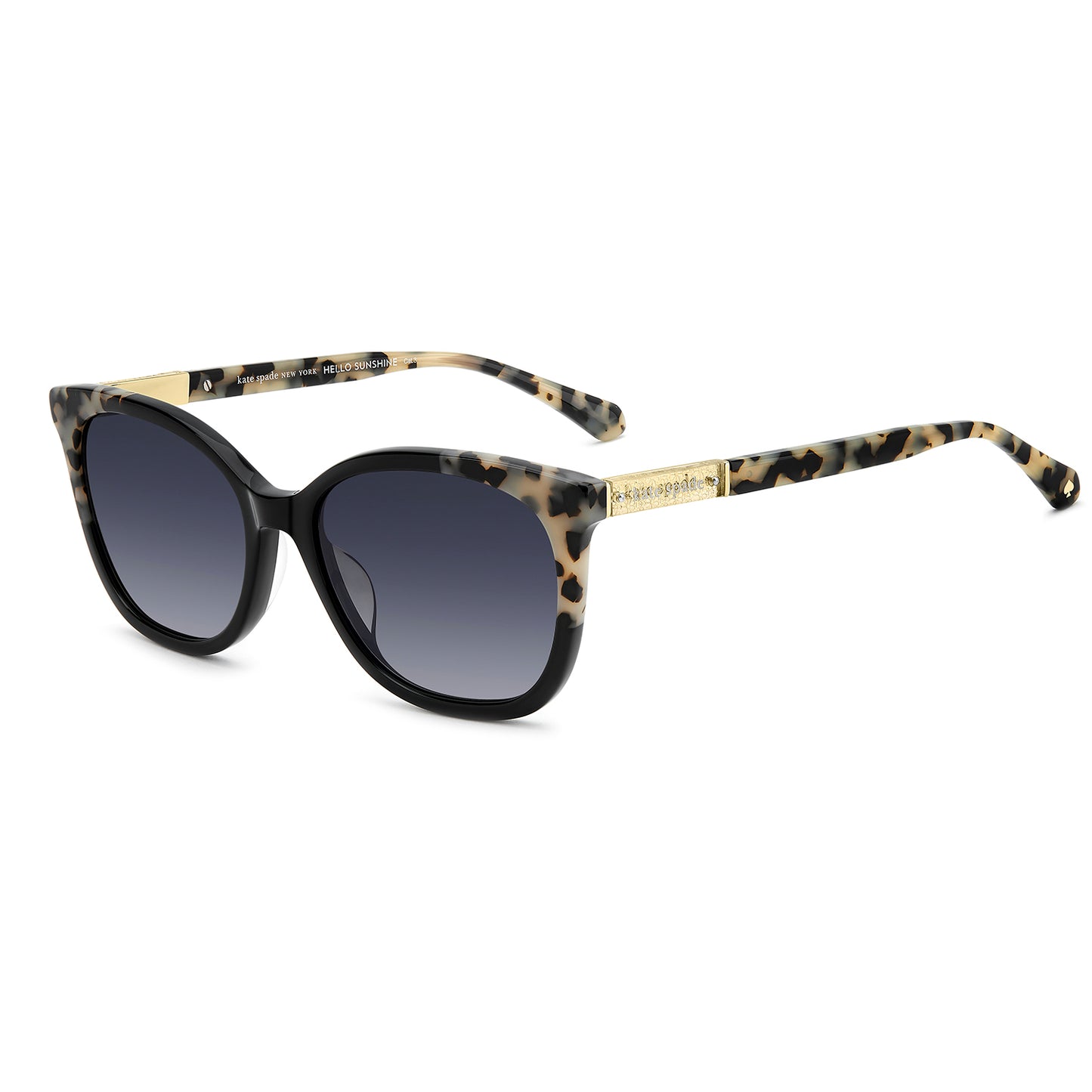 Kate Spade Seline 2/S Black/White/Havana Grey Gradient KS208439 TCB 90 (54)