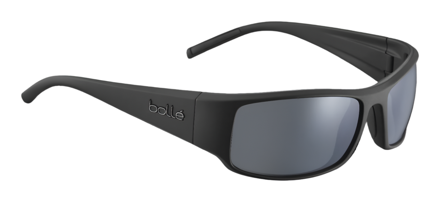 Bolle King Polarised Matte Black Volt+ Gun (026002)