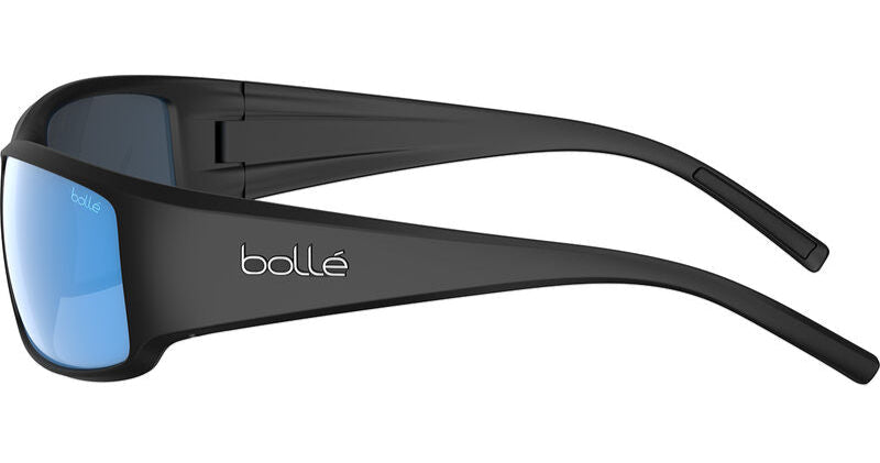 Bolle King Polarised Matte Black Sky Blue (026009)