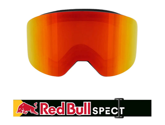 Red Bull Spect Magnetron Slick Black Red Snow Mirror (Slick 009)