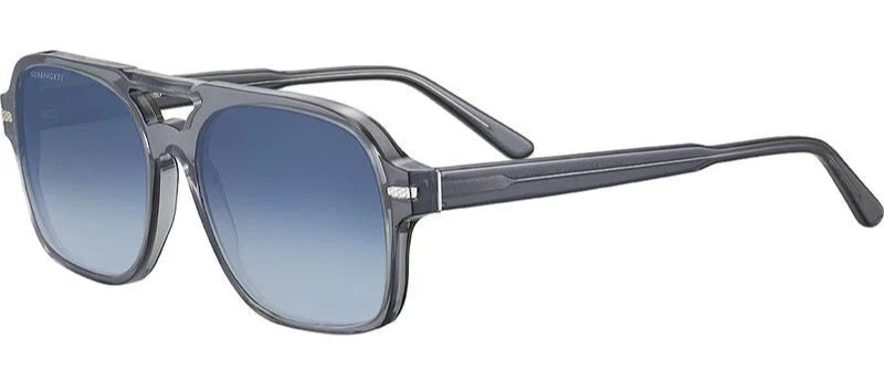 Serengeti Marco Polarised Shiny Crystal Stormy Grey Glass Blue Gradient (602004)