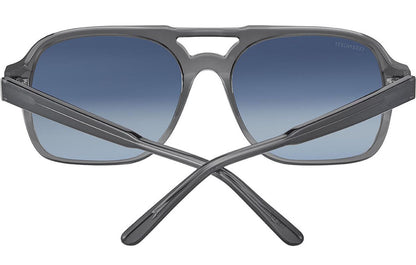 Serengeti Marco Polarised Shiny Crystal Stormy Grey Glass Blue Gradient (602004)