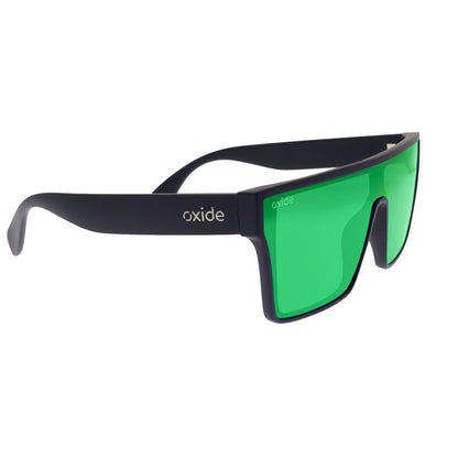 Oxide Nova Polarised Matte Black Green Mirror (142)