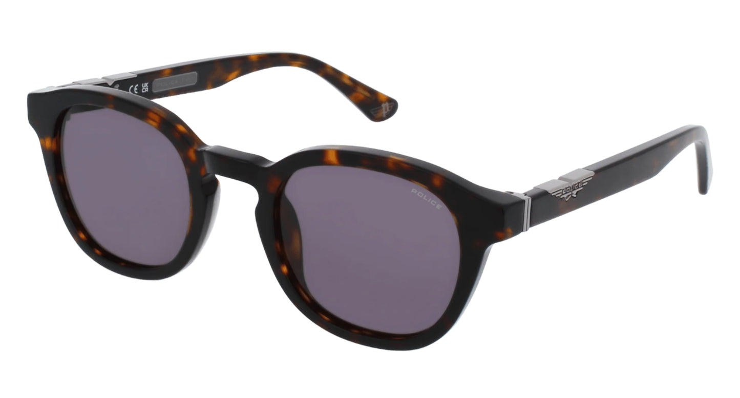 Police Origins 60 Shiny Dark Havana Smoke (L82 0722)