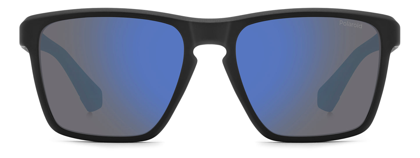 Polaroid 2167/S Polarised Matte Black Blue Mirror (2167/S 0VK 5X)