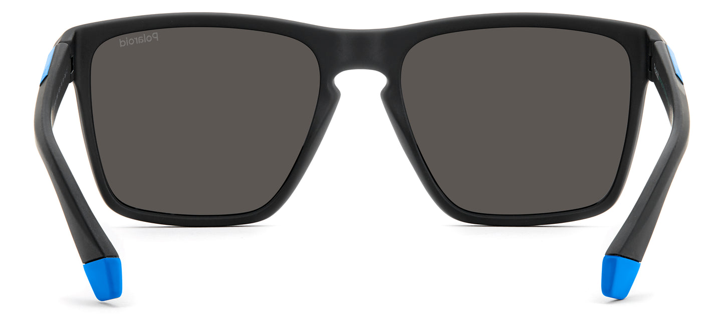 Polaroid 2167/S Polarised Matte Black Blue Mirror (2167/S 0VK 5X)