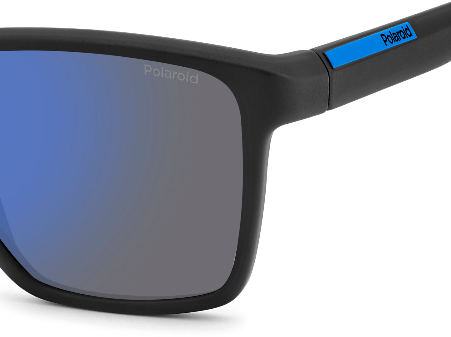 Polaroid 2167/S Polarised Matte Black Blue Mirror (2167/S 0VK 5X)