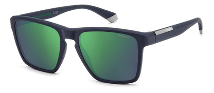 Polaroid 2167/S Polarised Matte Blue Green Mirror (2167/S 4NZ 5Z)