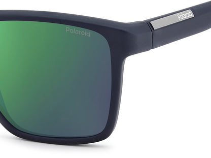 Polaroid 2167/S Polarised Matte Blue Green Mirror (2167/S 4NZ 5Z)