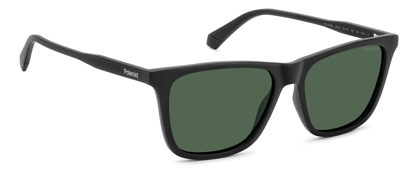 Polaroid 4190/S Polarised Matte Black Green (4190/S 003 UC)