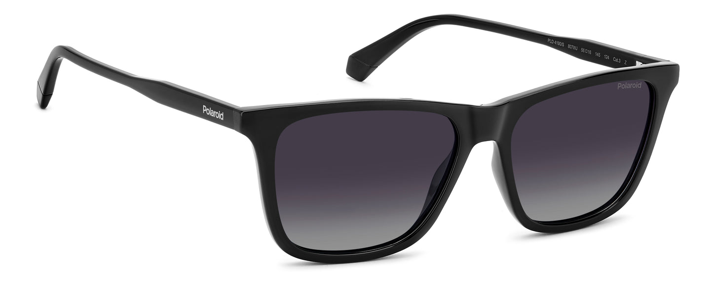 Polaroid 4190/S Polarised Black Grey Gradient (4190/S 807 WJ)