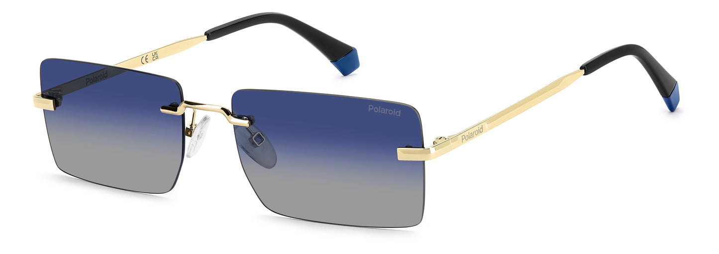 Polaroid 6245/S Polarised Gold Blue Gradient (6245/S LKS Z7)