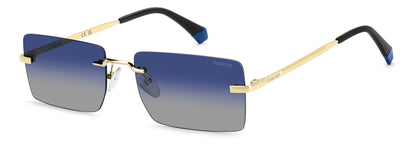 Polaroid 6245/S Polarised Gold Blue Gradient (6245/S LKS Z7)