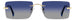 Polaroid 6245/S Polarised Gold Blue Gradient (6245/S LKS Z7)
