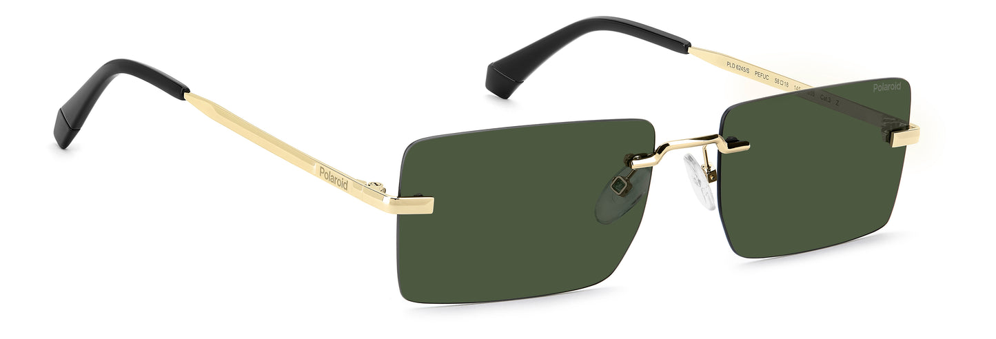 Polaroid 6245/S Polarised Gold Green (6245/S PEF UC)