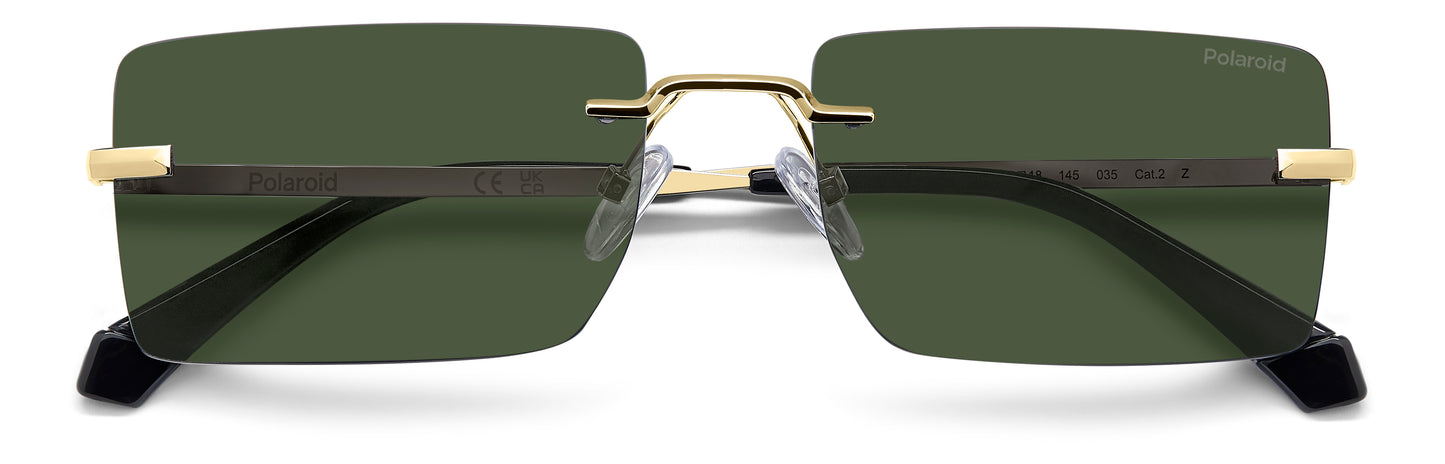Polaroid 6245/S Polarised Gold Green (6245/S PEF UC)