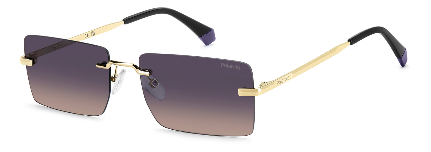 Polaroid 6245/S Polarised Gold Violet Gradient (6245/S 59E XW)