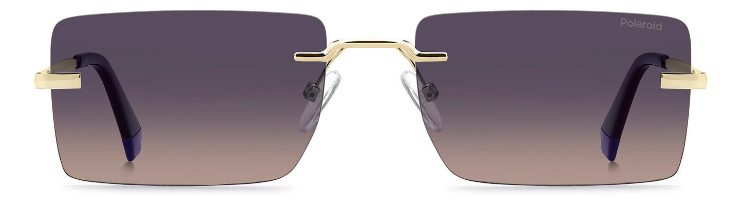 Polaroid 6245/S Polarised Gold Violet Gradient (6245/S 59E XW)