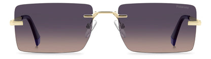 Polaroid 6245/S Polarised Gold Violet Gradient (6245/S 59E XW)