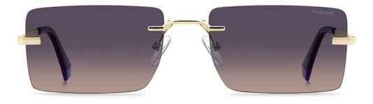 Polaroid 6245/S Polarised Gold Violet Gradient (6245/S 59E XW)