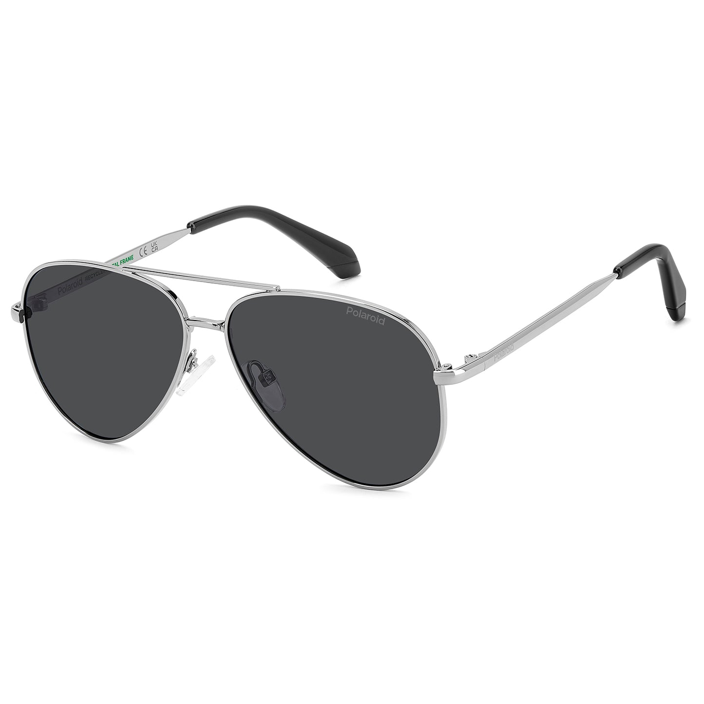 Polaroid Kids 8073/S Polarised Ruthenium/Grey Grey PLD 8073/S GUA M9 (55)