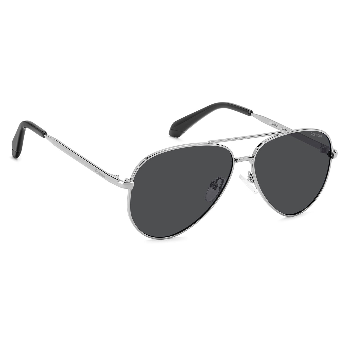 Polaroid Kids 8073/S Polarised Ruthenium/Grey Grey PLD 8073/S GUA M9 (55)