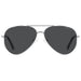 Polaroid Kids 8073/S Polarised Ruthenium/Grey Grey PLD 8073/S GUA M9 (55)
