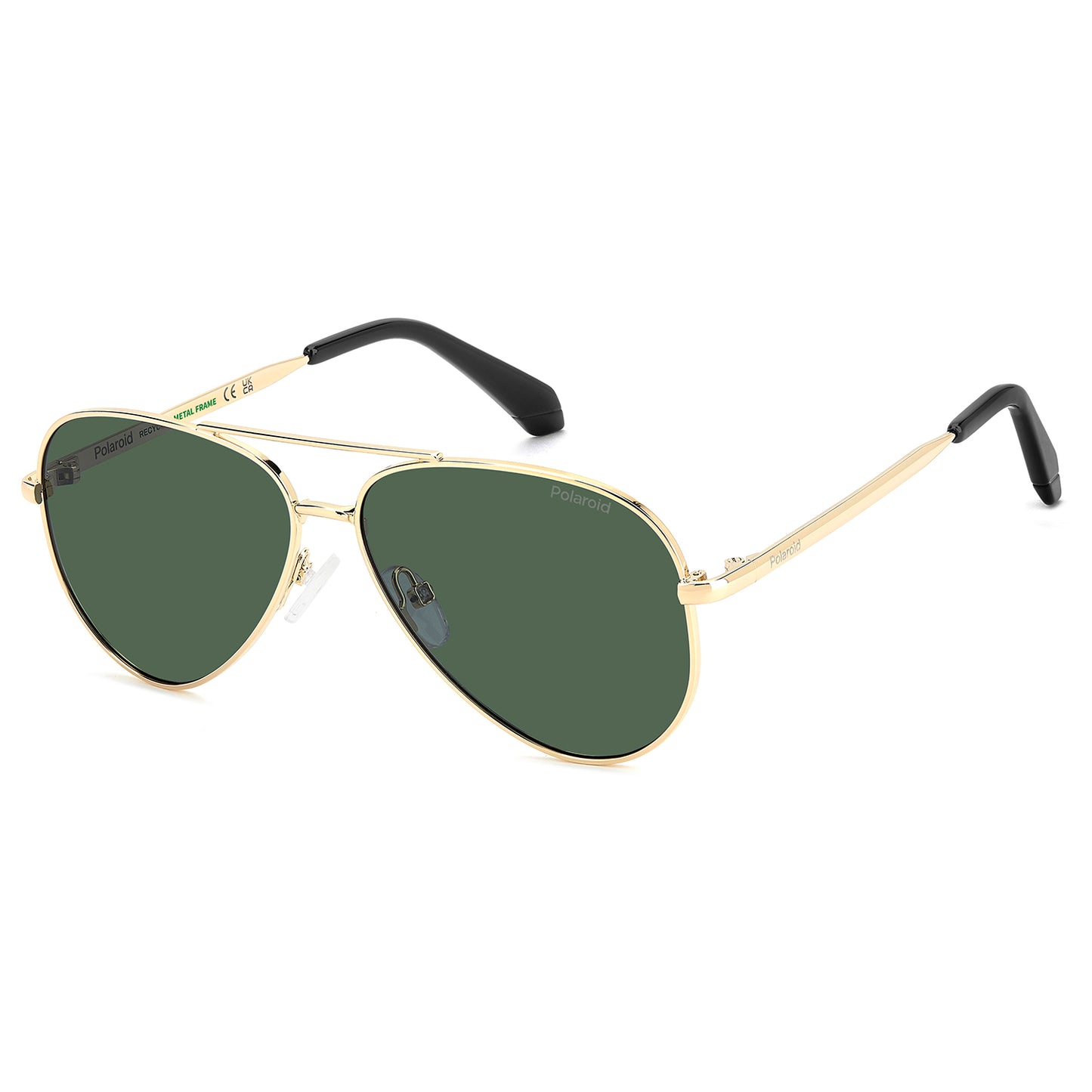 Polaroid Kids 8073/S Polarised Gold/Green Green PLD 8073/S PEF UC (55)